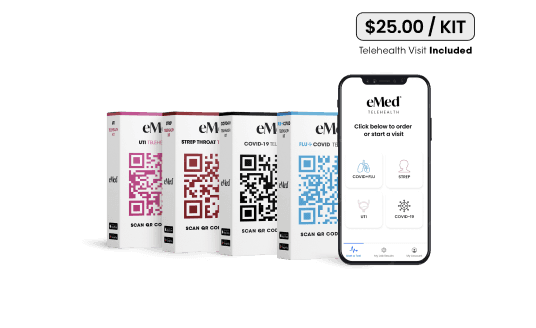 eMed's 4-Pack eMed® Urgent Care Telehealth Kit™